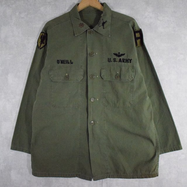 60's U.S.ARMY Poplin Utility Shirt 2nd