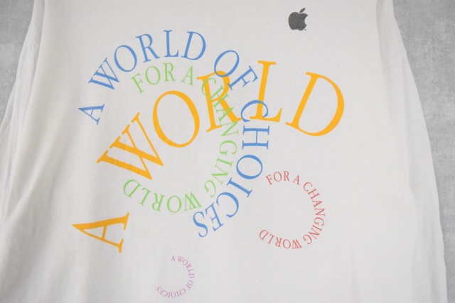 90年代 アメリカ製 長袖 アップル 企業 MAC | ビンテージ古着屋Feeet