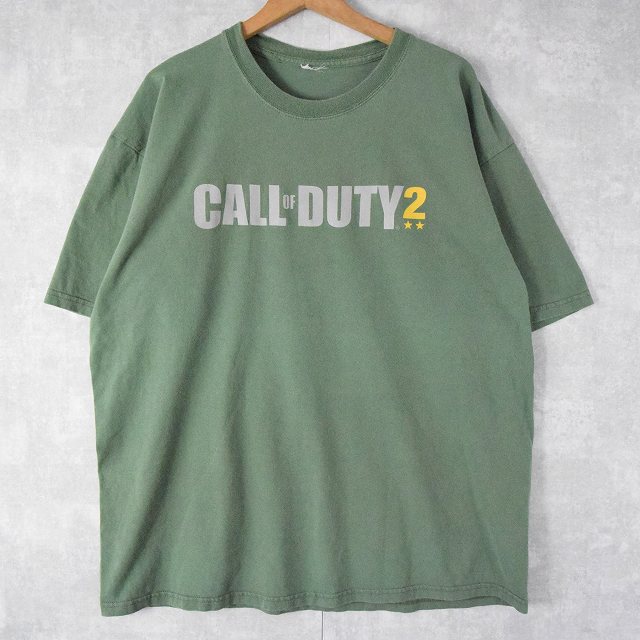 CALL OF DUTY 2 ビデオゲーム ロゴプリントTシャツ