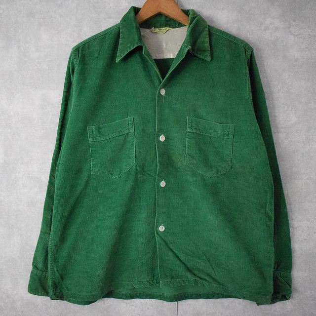 50s vintage】pilgrim オープンカラーシャツ-