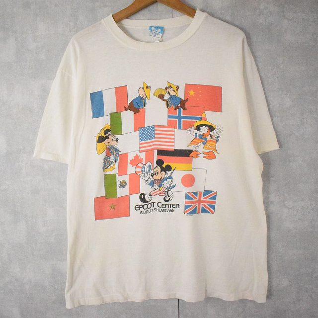 80年代 ディズニー ミッキーマウス ミニーマウス アメリカ製 記念tシャツ 白 ホワイト ヴィテージ古着屋feeet 通販 名古屋 大須 メンズ 80年代 ディズニー ミッキーマウス ミニーマウス アメリカ製 記念tシャツ 白 ホワイト ヴィテージ古着屋feeet 通販 名古屋 大須 メンズ