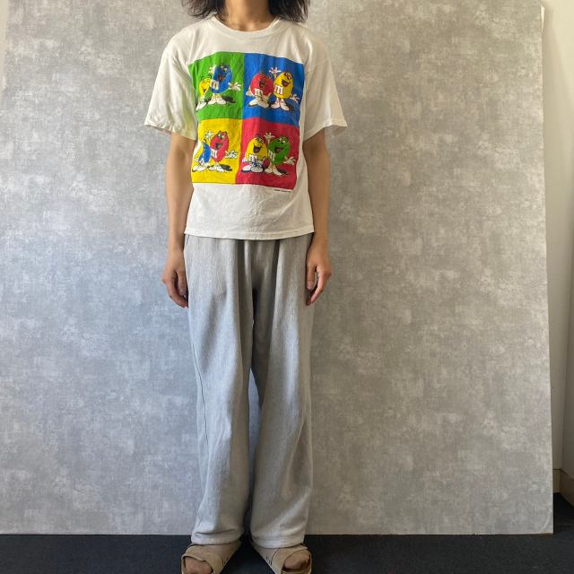 90's USA製 m&m's キャラクタープリントTシャツ L