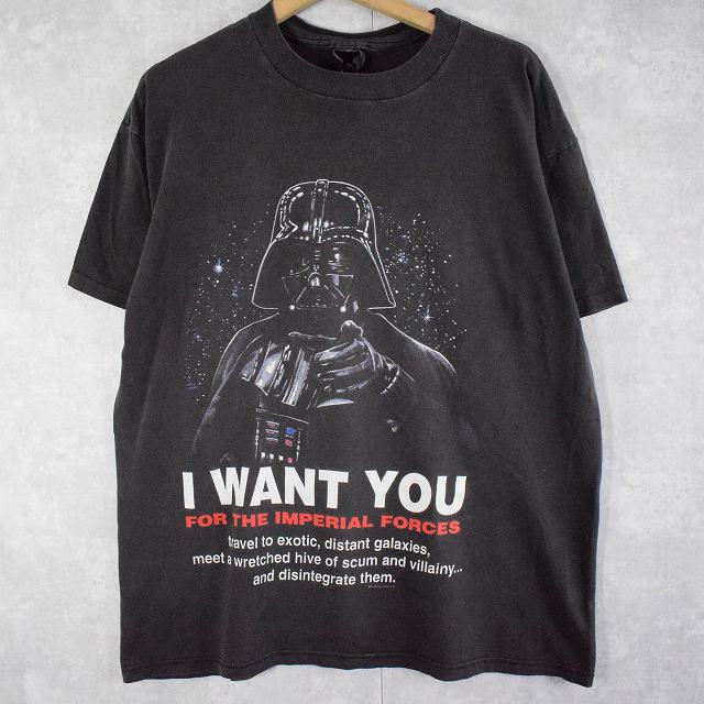 90s STAR WARS スターウォーズ Tシャツ ダースベイダー 美品 XL肩幅61cm