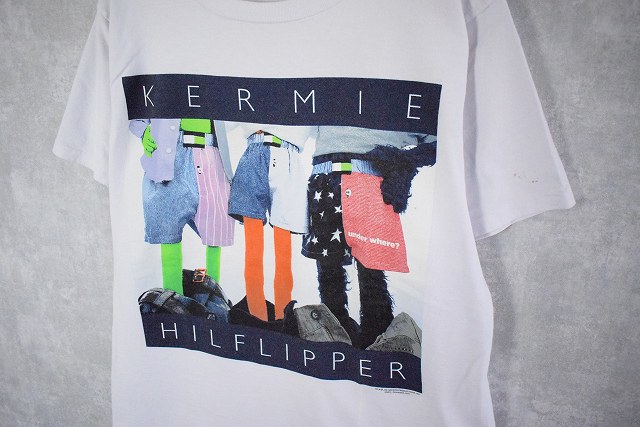 入手困難』VINTAGE KERMIE HILFIPPER Tシャツ-