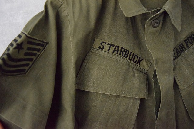 60年代 アメリカ軍 米軍 ジャングルファティーグジャケット シャツ 