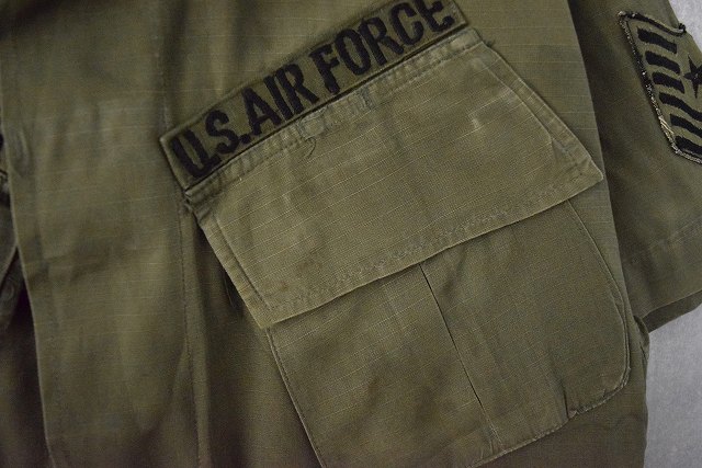 60年代 アメリカ軍 米軍 ジャングルファティーグジャケット シャツ 