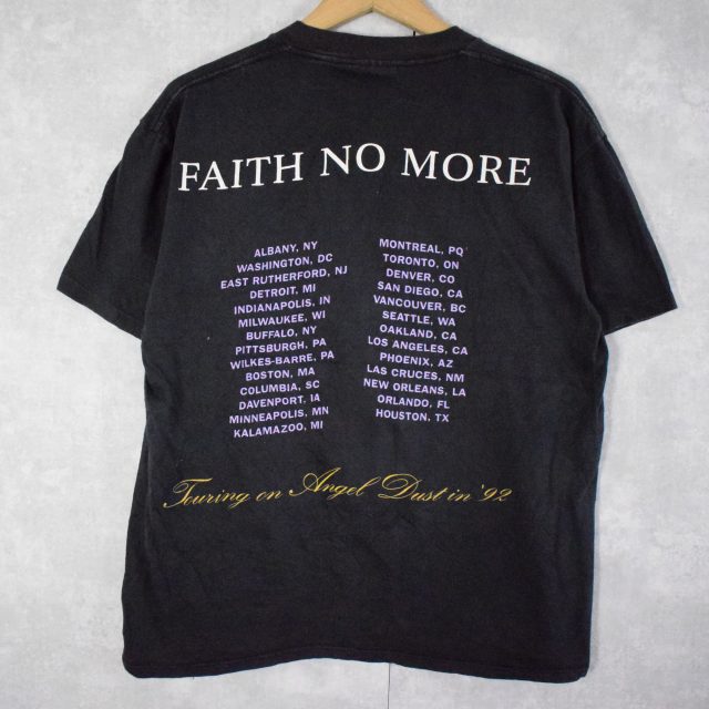 90's FAITH NO MORE USA製 オルタナティヴ・ロックバンドTシャツ L