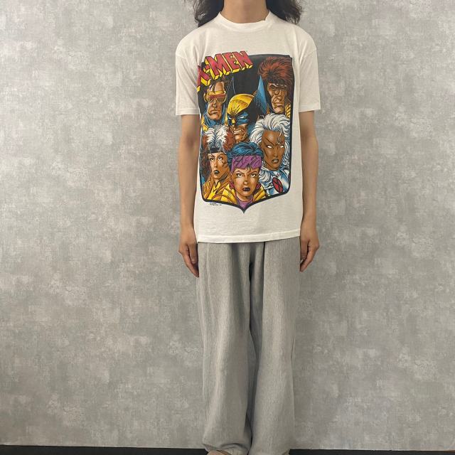 90's MARVEL X-MEN アメコミプリントTシャツ