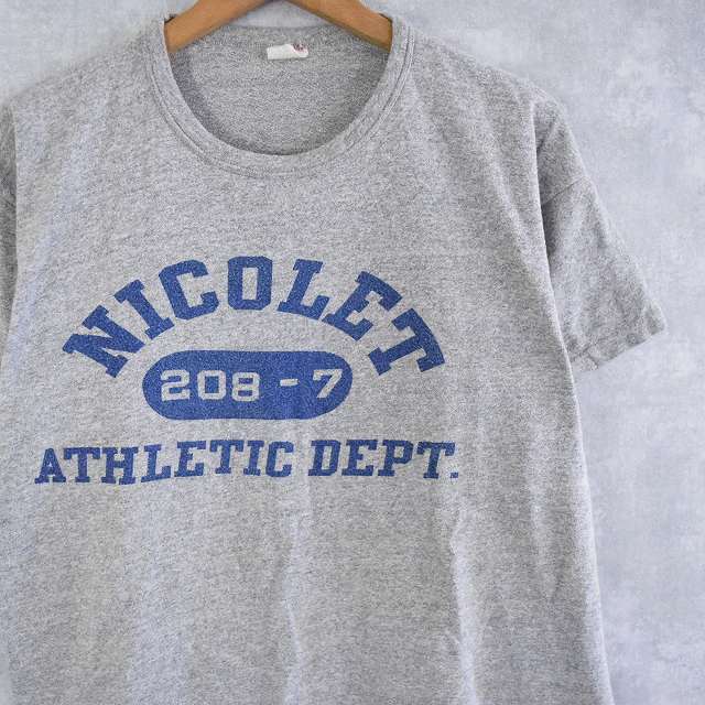 60s チャンピオン ランナーズタグ カレッジプリントTシャツ - Tシャツ