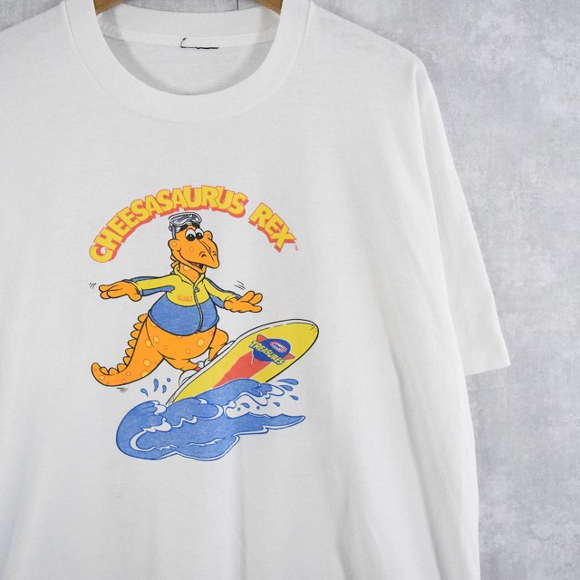 90's CHEESASAURUS REX 恐竜キャラクターTシャツ