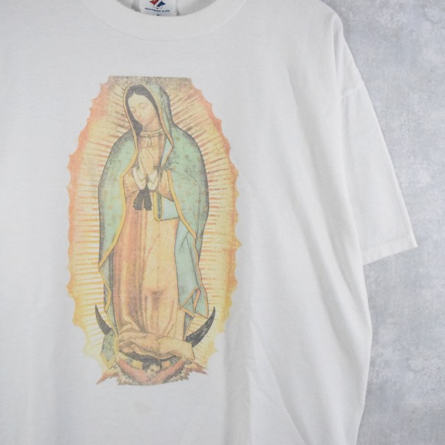 【1990s】ビンテージ　USA製　マリアの子供プリント　アート　Tシャツ