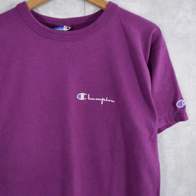 90's Champion USA製 ロゴプリントTシャツ L