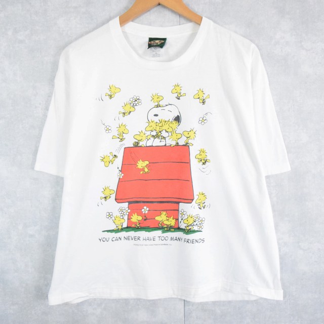 90年代 GARMENTGRAPHICS SNOOPY スヌーピー キャラクタープリントTシャツ USA製 メンズXXL ヴィンテージ /eaa331746