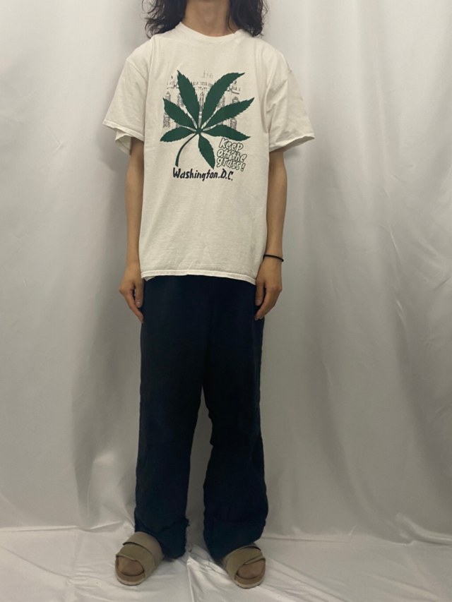ガンジャ ウィード 大麻 シュール メッセージ ヴィテージ古着屋feeet 通販 名古屋 大須 メンズ