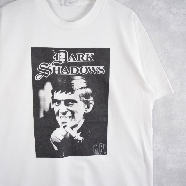 80's DARK SHADOWS USA製 ゴシックメロドラマプリントTシャツ L