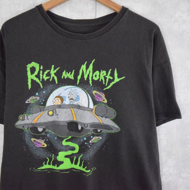 Rick and Morty キャラクタープリントTシャツ