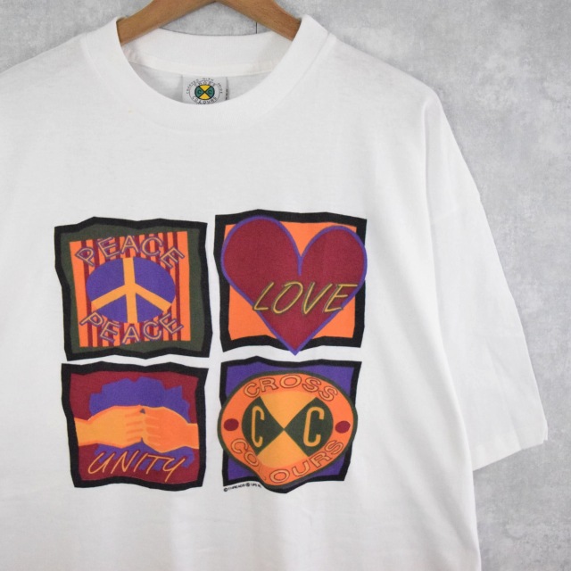 90's CROSS COLOURS USA製 プリントTシャツ ONESIZE
