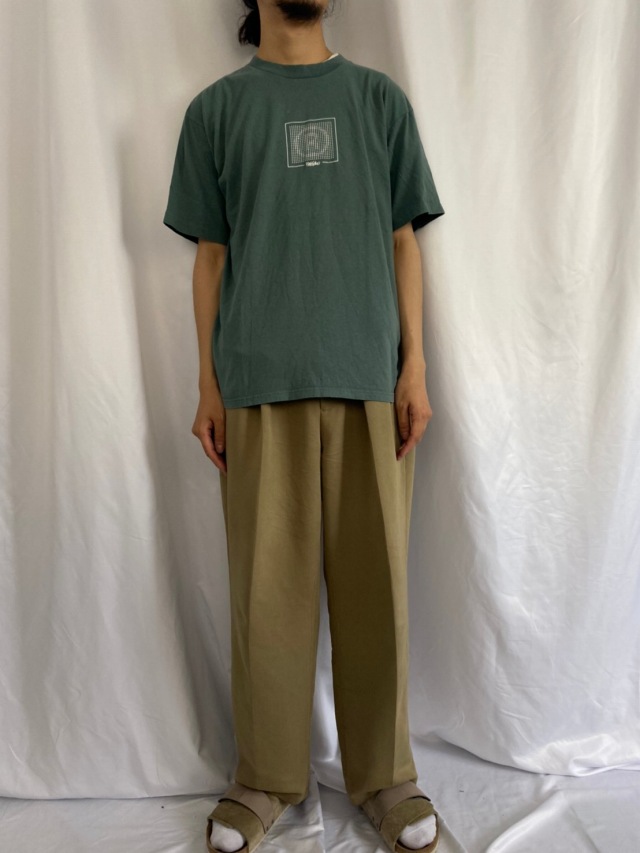 90's〜 mossimo USA製 モザイクロゴプリントTシャツ M