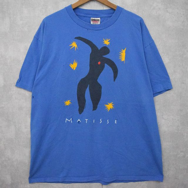 90年代 90s アンリ・マティス アメリカ製 ジャズ アートTシャツ