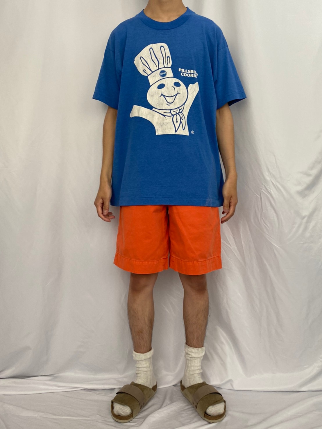 レア90s pillsbury dough boy Tシャツ USA製 シングル - Tシャツ 
