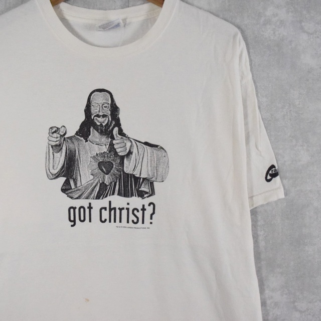 got christ? キリストプリントTシャツ L