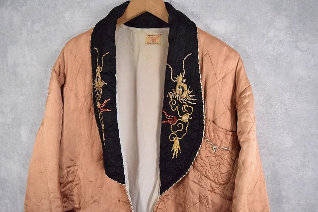 年代 s 年代 s 和 ドラゴン 絹織物 羽織 ガウンジャケット