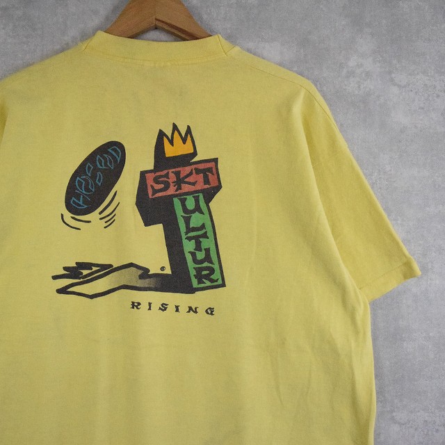 90's SKT KULTUR RISING USA製 スケートブランドTシャツ XL