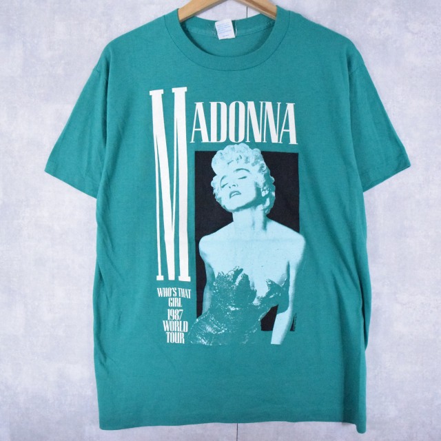 80s MADONNA マドンナ ツアー プロモ Tシャツ USA製 XL程