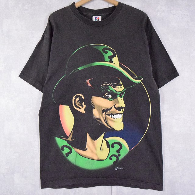 90s BATMANバットマン ラグランTシャツ 当時物 y2kヴィンテージ