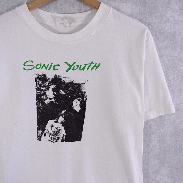 80's Sonic Youth USA製 フォトプリント バンドTシャツ M