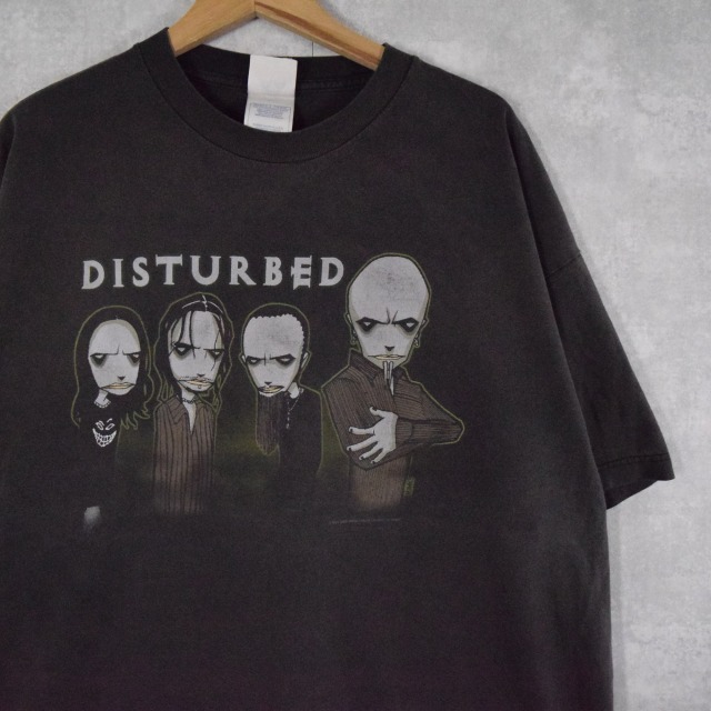 2001 Disturbed ヘヴィメタルバンドTシャツ 2XL