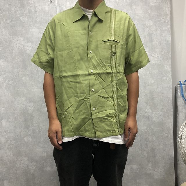 袖215cm【60's70's】TOWN CRAFT ヴィンテージ  オープンカラーシャツ