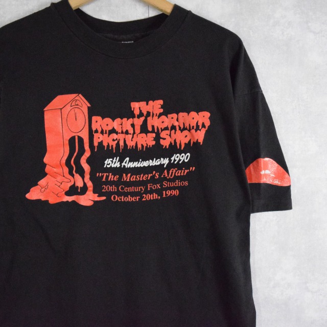 90's THE ROCKY HORROR PICTURE SHOW USA製 ホラー映画プリントTシャツ XL