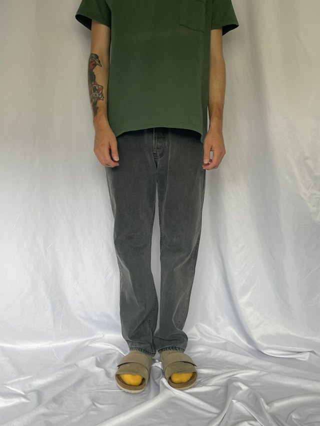 90's Levi's 501 USA製 ブラックデニムパンツ W35 [96850]