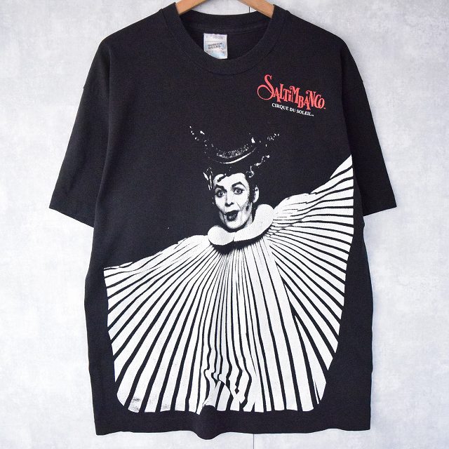 90's CIRQUE DU SOLEIL IRELAND製 アートプリントTシャツ L