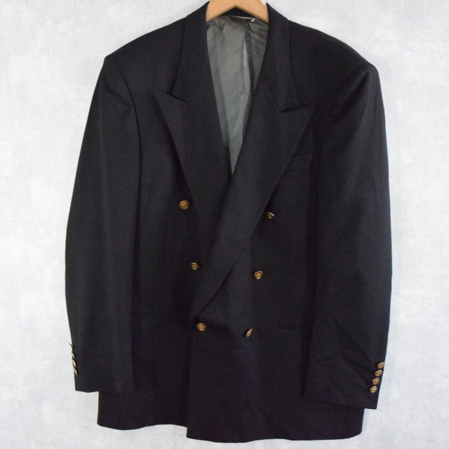 80's Christian Dior MONISIEUR USA製 ダブルブレストウールテーラードジャケット