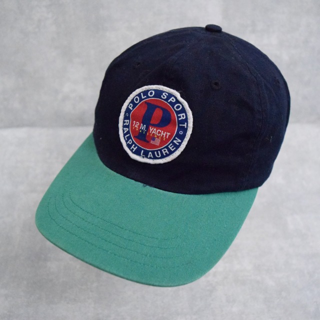 POLO SPORTS CAP ポロスポーツ帽子 90s - キャップ