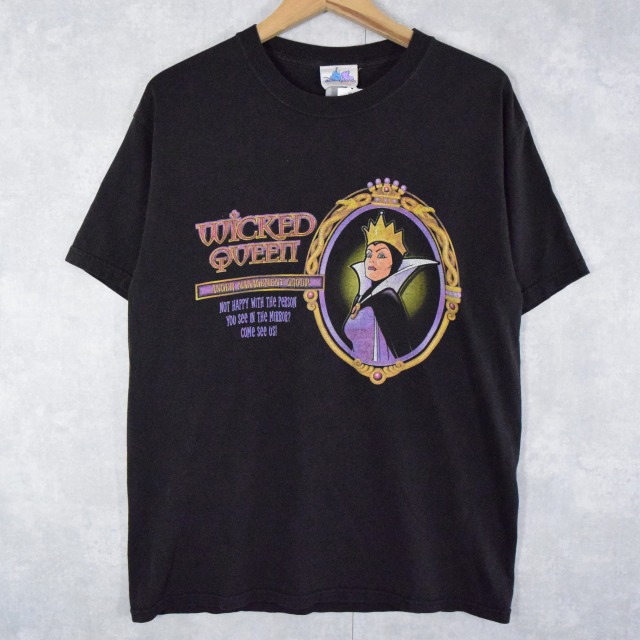 Disney 白雪姫 Wicked QueenプリントTシャツ