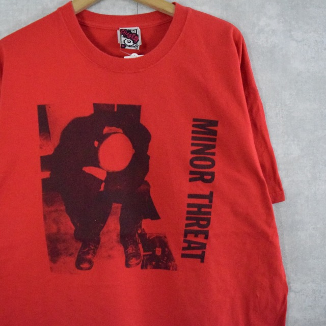 90's~ MINOR THREAT ハードコア パンクバンドTシャツ XL