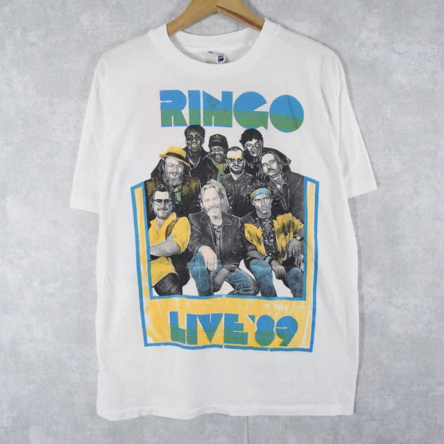 80's RINGO STARR AND HIS ALL-STARR BAND USA製 ツアーTシャツ L