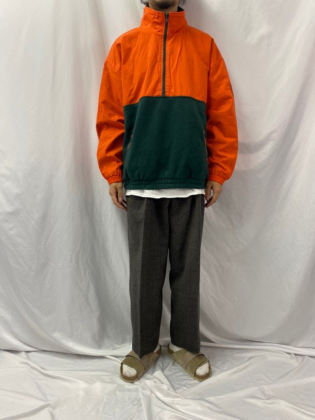 old gap nylon × sweat jacket 90s