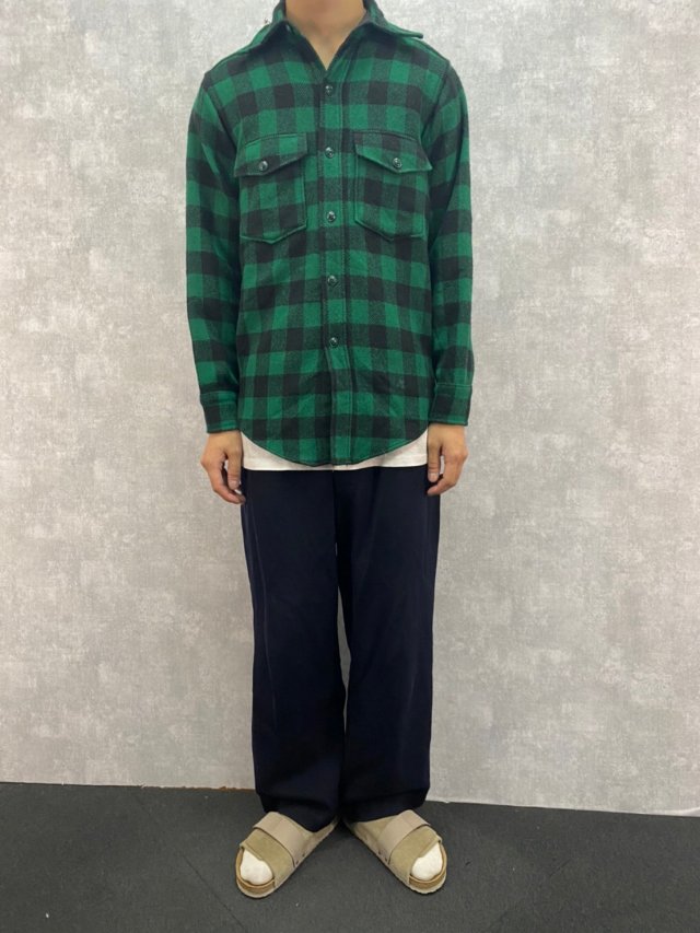 L.L.BEAN ウールチェックシャツ 60s〜 - シャツ