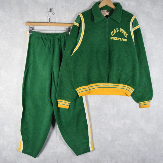 50年代 60年代 50s 60s 緑 黄色 スポーツ ジャケット セットアップ