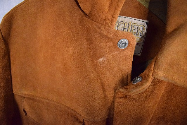 70年代 70s ランチャー ショット スウェード ブラウン │ヴィテージ古着屋Feeet 通販 名古屋 大須 メンズ