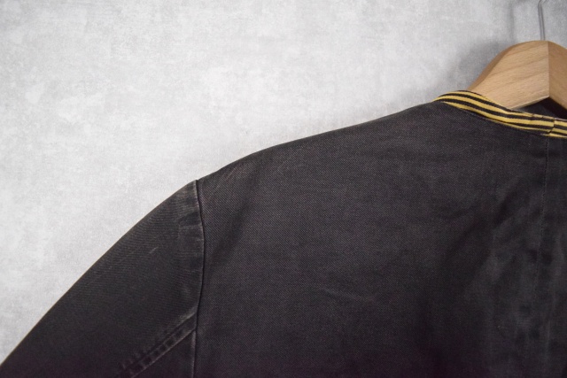 30年代 30s フレンチワーク Servant Jacket ブラック 黒 イエロー 
