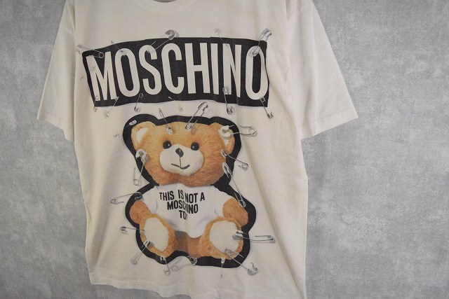 【SALE】 MOSCHINO テディベアプリントTシャツ