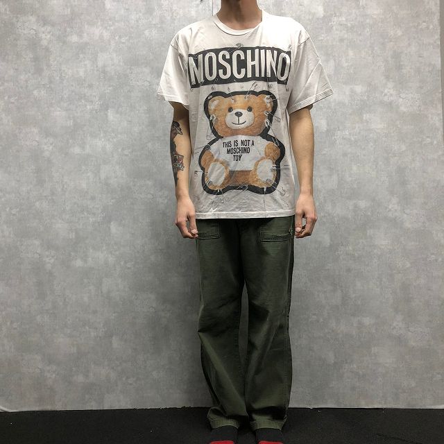 【SALE】 MOSCHINO テディベアプリントTシャツ