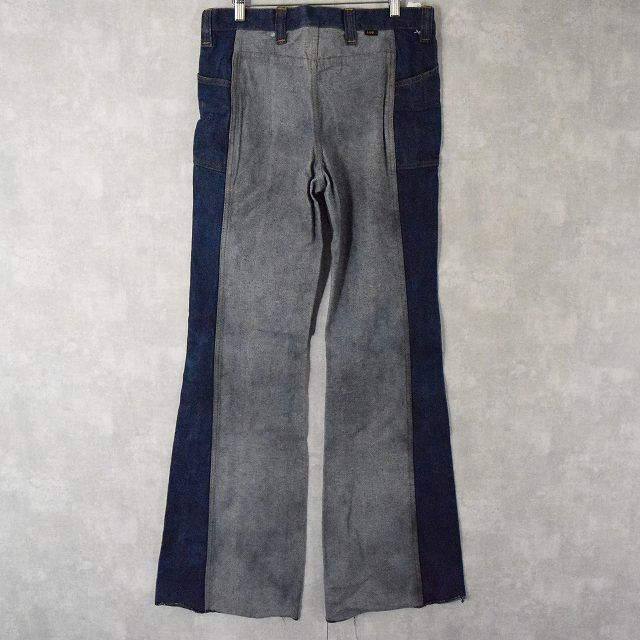 最安価格 70年代 リー インディゴ｜ヴィテージ古着屋 フレア リバーシブル パンツ