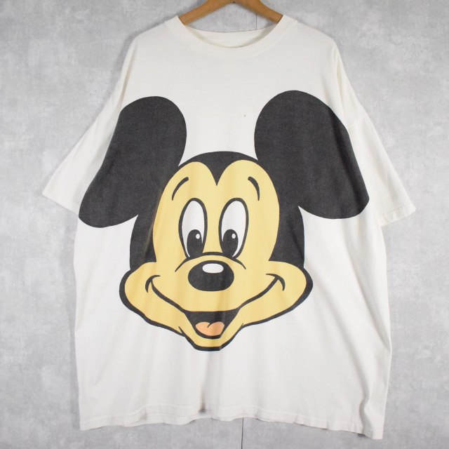 90's MICKEY MOUSE USA製 キャラクタープリントTシャツ