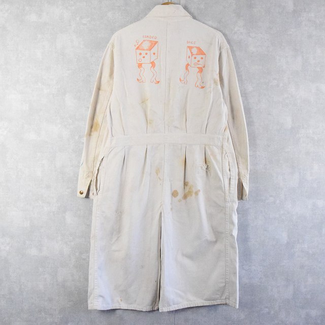 60's Universal Overall Co. Hand Painted メモリアルショップコート﻿ 42